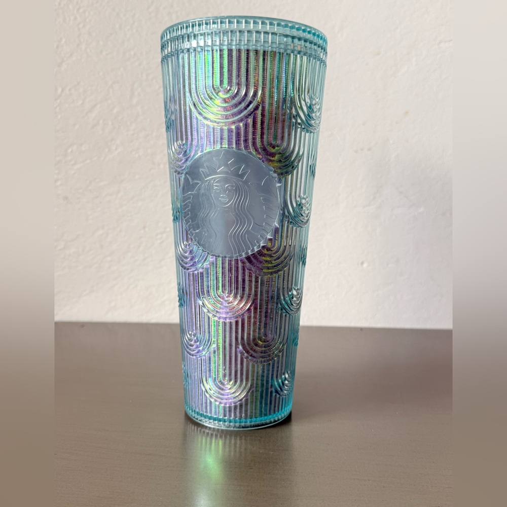 Starbucks Holographic Blue Tumbler